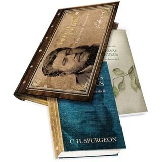 Caixa Box Promessas de Deus | Devocional 365 dias + Caderno de anotações | Charles Spurgeon em Oferta na Shopee