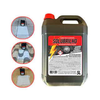 Solubrilho Limpa Piso Solubrilho Original Limpeza Encardido Manchas Ferrugem Solubrilho