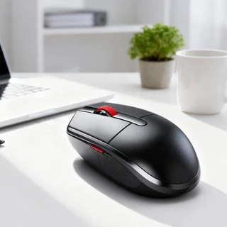 Mouse Óptico Sem Fio 1600dpi Bluetooth USB Home Office Ergonômico Para Notebook Computadores KNUP