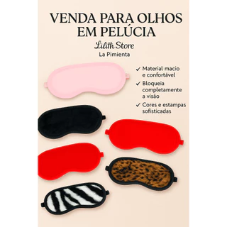 Venda Tapa Olhos Pelúcia La Pimienta