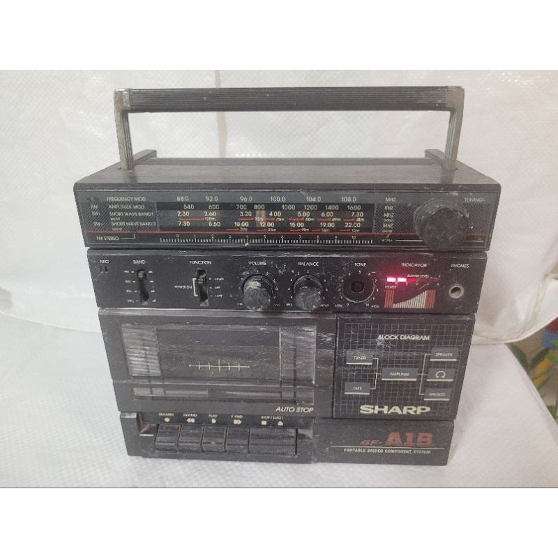 Micro System Sharp GF-A1B | Shopee Brasil