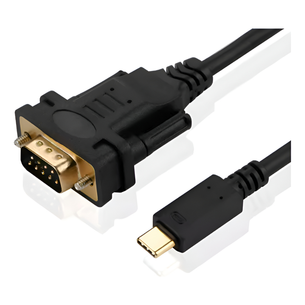 Cabo Adaptador Usb Tipo C - Para Serial Db9 - R232 | Shopee Brasil