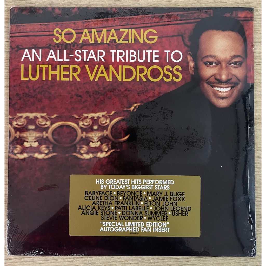 LP Disco Vinil - Luther Vandross - So Amazing An All Star Tribute ...