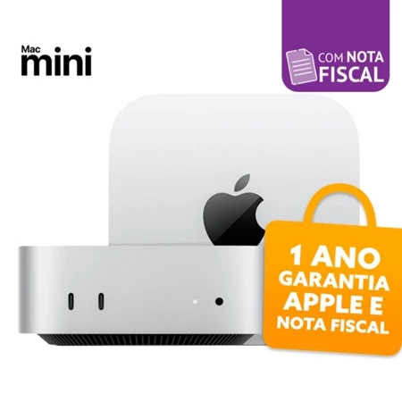 Mac Mini M4 Apple 16GB 256GB SSD Novo Original Lacrado com Nota Fiscal