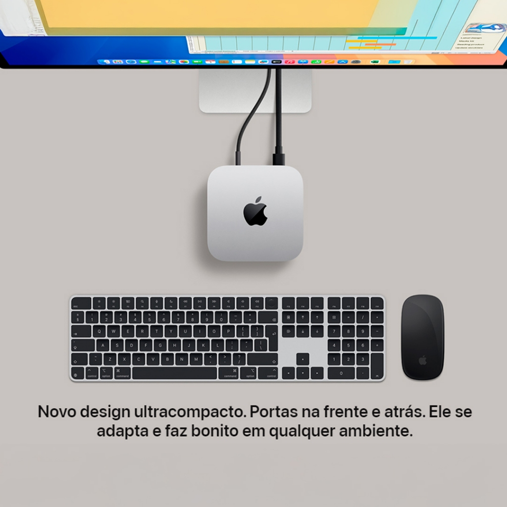 Mac Mini M4 Apple 16GB 256GB SSD Novo Original Lacrado com Nota