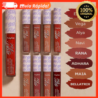 Batom Líquido Labial Matte Stay Fix Ruby Rose - Textura Fina / Alta Pigmentação / Alta Duração