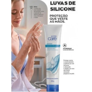 Kit 2 Creme de Mãos Luva de Silicone 120g - Avon Care