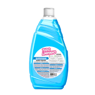 SABÃO DE QUEROSENE LIMPA VIDROS TUDO LIMPINHO 500ML em Oferta na Shopee