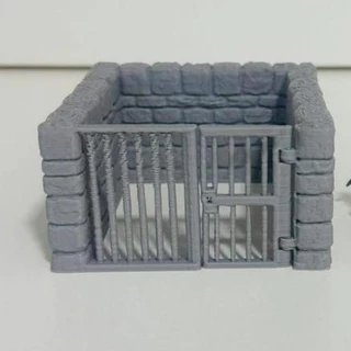 Prisão para RPG Cenário Maquete Diorama D&D