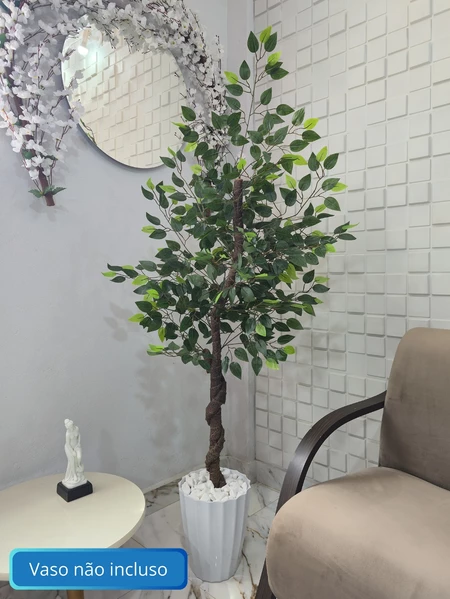 Figueira Artificial Fícus Grande Árvore Decoração 130cm a 190cm Sem Vaso