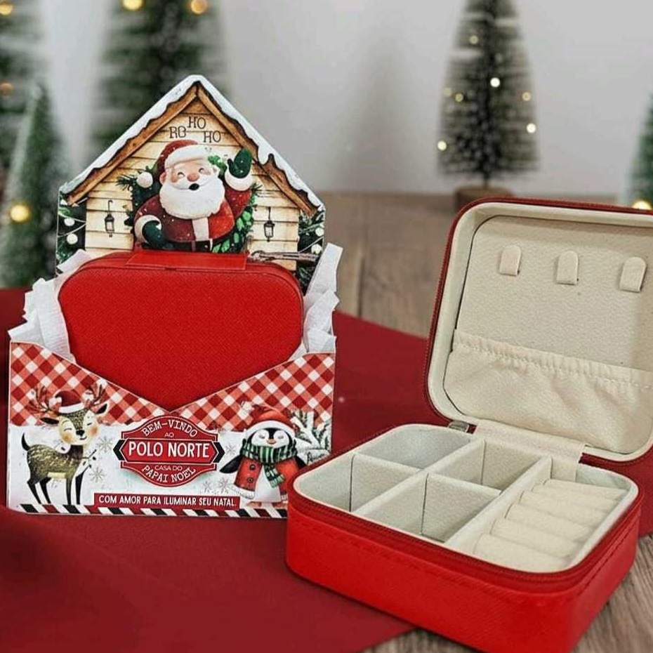 Porta Jóias+Caixinha Personalizada-Natal-Lembrancinhas-Mimos-ENVIO ...