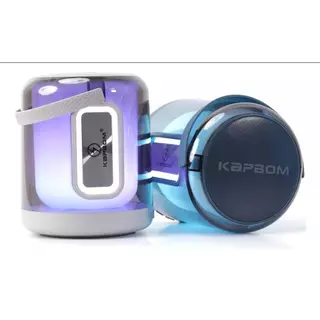 Caixa De Som Bluetooth Kapbom Ka-8871 Qualidade Nítido Rgb Cor Azul-aço 110v/220v
