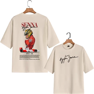 Camiseta Ayrton Senna Camisa F1 Formula1 Streetwear Casual 100% Algodão Envio Rapido