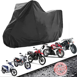 Capa Protetora De Moto Impermeável Couro Ecológico Protetora Chuva Sol Poeira Excelente Qualidade