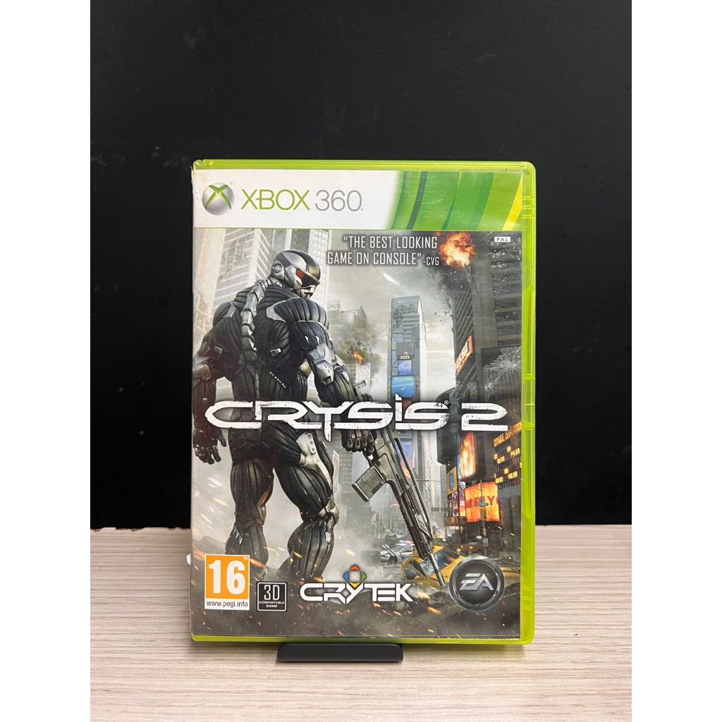 Jeu XBOX 360 Crysis 2 - Version PAL FR Complète (boîte, Notice) - Bon état
