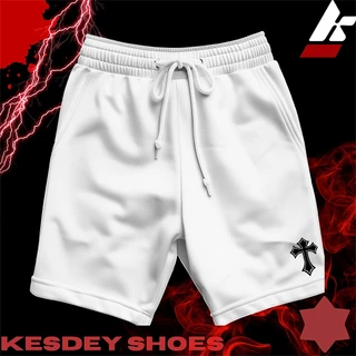 Shorts Masculina Bermuda Estilo Mauricinho Leve Slim com Bolso Lateral Estampa CRUZ RACIONAIS