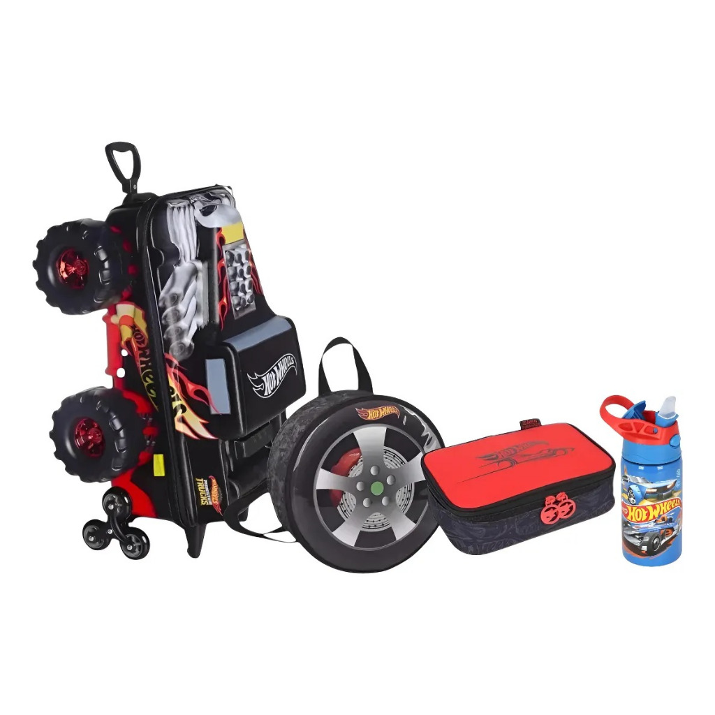 AH MURDERZ “ SHAKASHAKA “ NYLON SET UP Kit Completo Mochila Malinha Hot Wheels Bone Shaker Monster