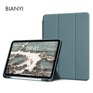 Capa Protetora iPad 7/8/9/10/11（A16） , Air 4/5/6 ,Pro 11 2024 com Suporte à Caneta – Leve, Antiqueda, Magnética e Slim