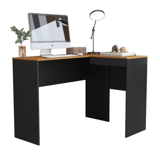 Mesa Escrivaninha em L Para Computador Notebook com Compartimento Oculto Home Office Escritório Moderna Varias Cores — foto 3 — Achou Levou Brasil