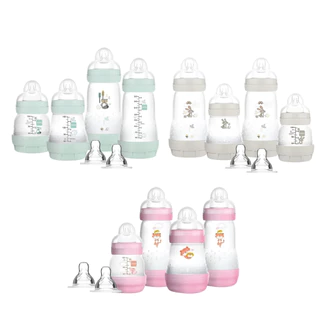 Kit 4 Mamadeiras + 2 Bicos Extras Easy Start - MAM em Oferta na Shopee