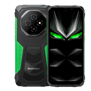 Celular Blackview Fort 1 Dual SIM de 256GB 6GB RAM de 6.56" 16+2MP 8MP - Preto Verde