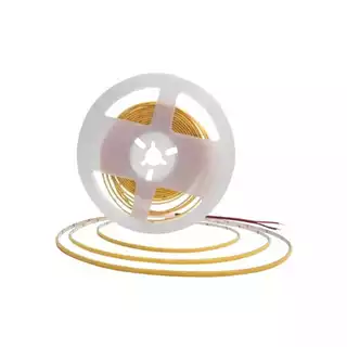 Fita Led Cob 3mm Ultrafina 12v 384 leds 5m Branco Quente / Neutro / Frio Perfeito para Móveis