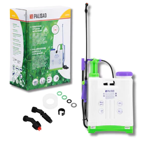 Pulverizador Costal Agrícola 20 Litros PALISAD com 3 Bicos e Jogo de Reparos