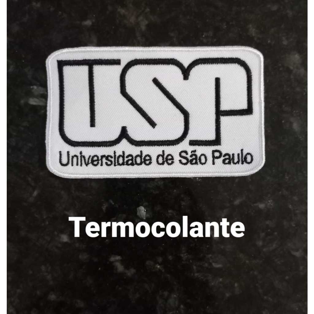 01 PATCH BORDADO TERMOCOLANTE USP | Shopee Brasil