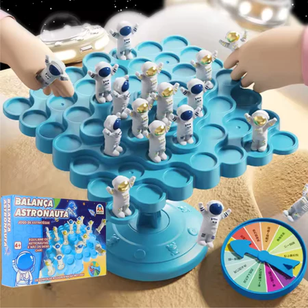 Jogo equilíbrio astronauta interativo infantil árvore educacional de mesa tabuleiro brinquedo