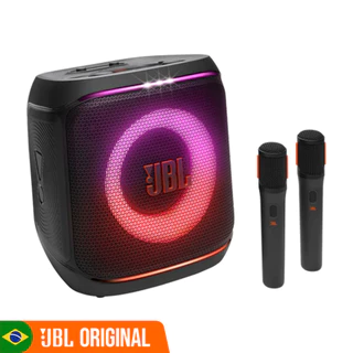 Caixa De Som JBL Partybox Encore 2 de 100w RMS Com Microfone JBL Preto Original Lançamento em Oferta na Shopee