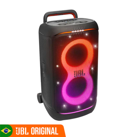 Caixa de Som JBL PartyBox 520 400W RMS, Preto Original - Lançamento