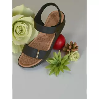 sandália/usaflex/anabela/velco/couro/original em Oferta na Shopee