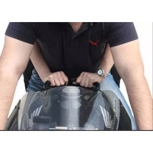 Alça de tanque kawasaki zx6 zx10 z750 z800 z900 COM BOCAL 5 furos