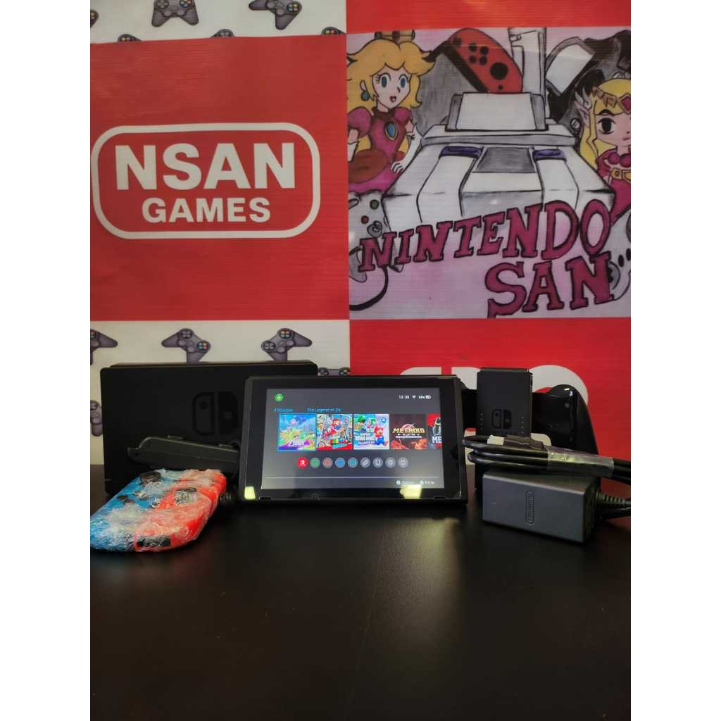 Nintendo Switch V1 D.E.S.B.L.O.Q.U.E.A.D.O (Sem Caixa) | Shopee Brasil