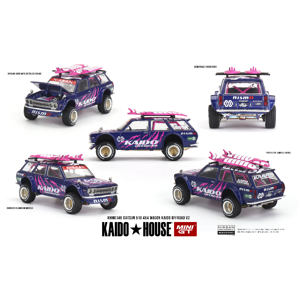 KAIDO HOUSE Datsun 510 2台セット Datsun 510 4x4 Wagon Kaido Offroad V2 Kaido House #149 | Shopee Brasil