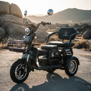 Triciclo Elétrico Bonmad 1000w Com Cesta E Garupa 32km/h