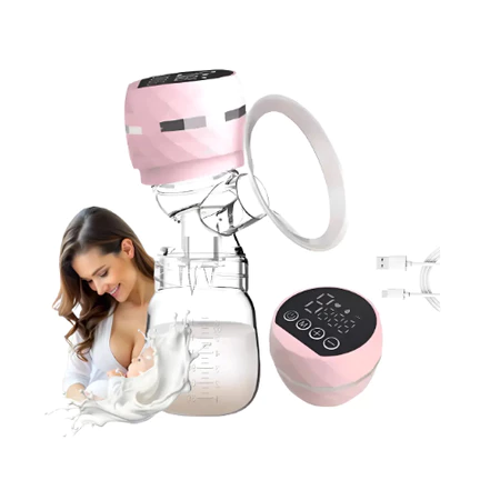 Bomba tira-leite elétrica Sem dor Alta potencia de sucção integrada Silenciosa Massageador Portátil