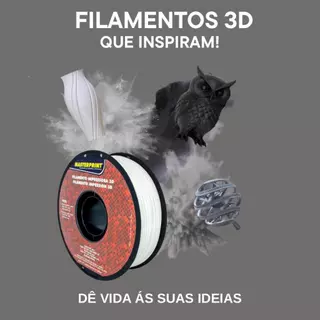 Filamento PLA, PETG e ABS PREMIUM -1kg para Impressora 3D FDM - 1,75mm