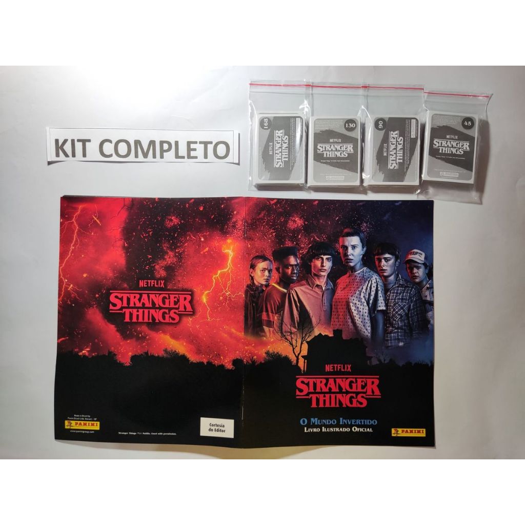 álbum de figurinhas stranger things completo para colar | Shopee Brasil