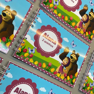 kit de Livros de Colorir Personalizado |40 Desenhos | Lembrancinha Festa Infantil | Fazemos todos os temas em Oferta na Shopee