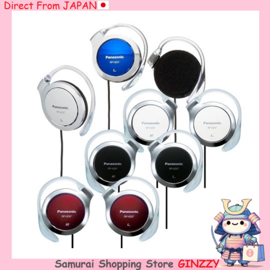 Fones de Ouvido com Presilha Panasonic Vermelho RP-HZ47 Japan