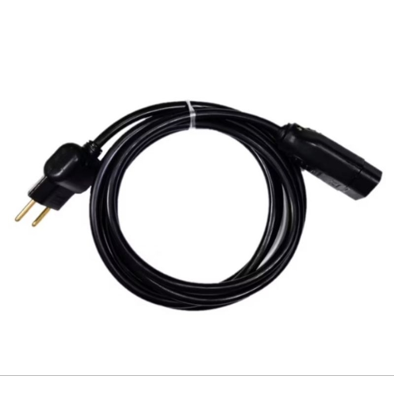 EXTENSÃO PROLONGADOR 🇧🇷 1 METRO CABO PP 2.5MM PLUG 2P10A E FÊMEA 3P 10A/20A.