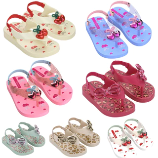 sandalia chinelo infantil baby ipanema belle grendene com elastico original