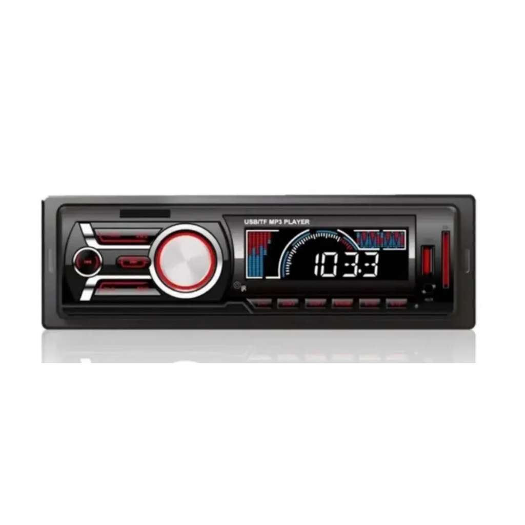 Rádio Bluetooth Similar Pioneer Comando de Voz Automotivo USB Som
