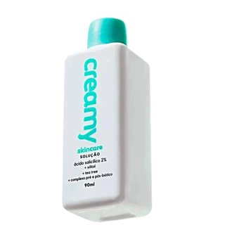 CREAMY ÁCIDO SALICíLICO 2% TôNICO ANTIOLEOSIDADE E ACNE 90ML