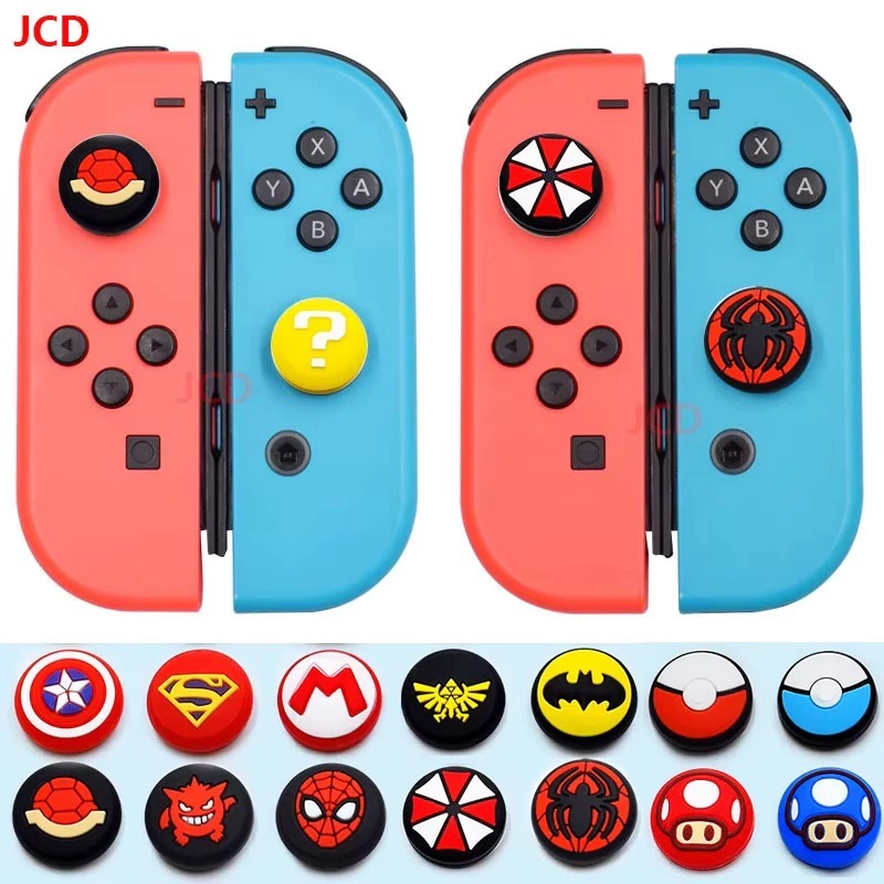 Grips Borrachinha Temáticas para analógico Nintendo Switch R36s R35 ...