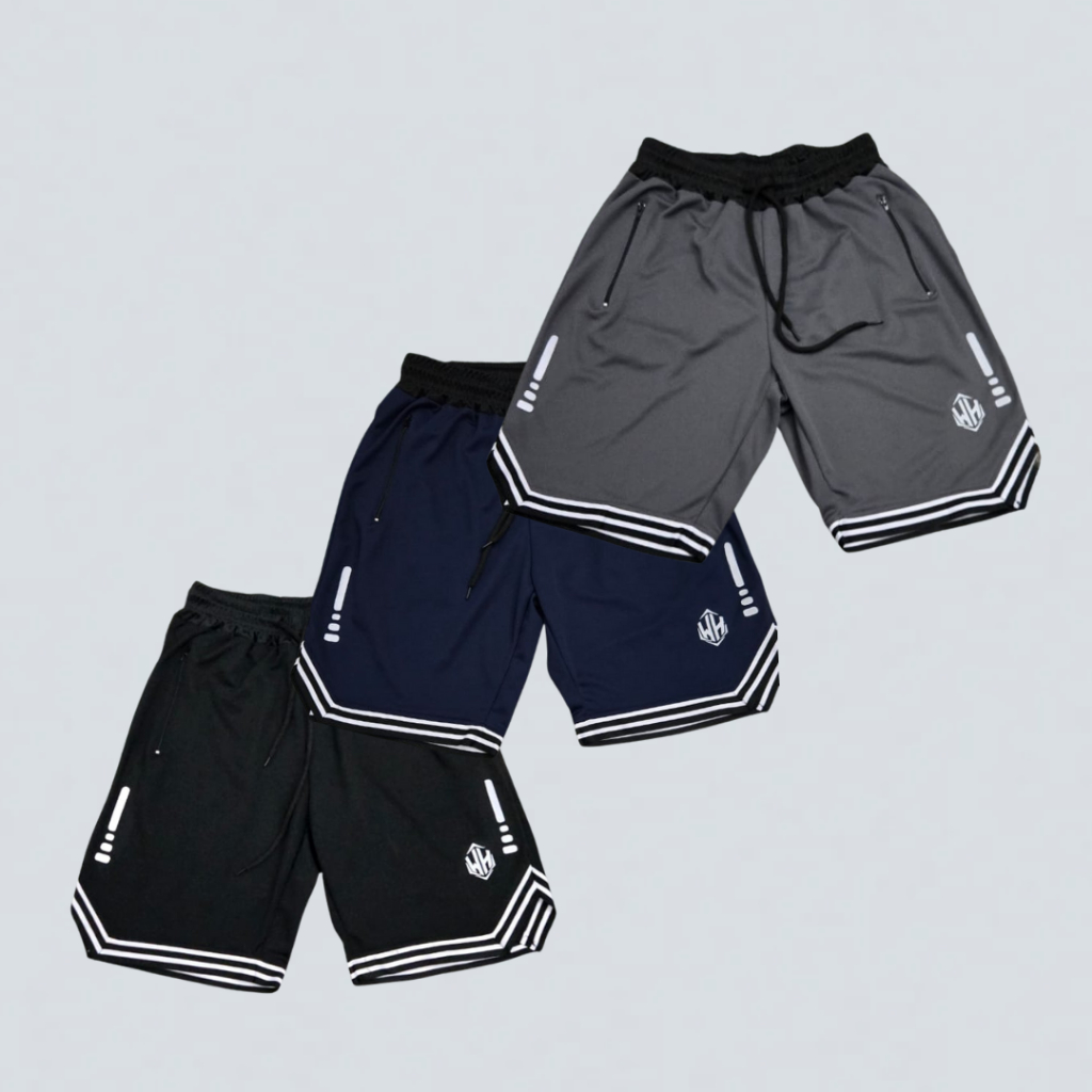 Kit 03 Bermuda BASQUETE WOLVES HILL Dry-Fit Esporte Treino Academia ...