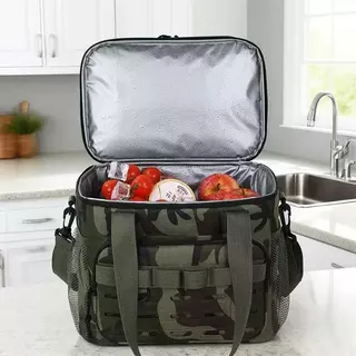 18L Bolsa térmica grande para piquenique - vários compartimentos, masculina