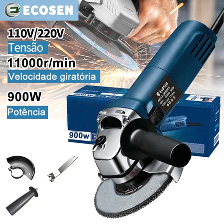 Esmerilhadeira e Lixadeira Angular 900w 115mm 4.1 2 11000rpm 60HZ