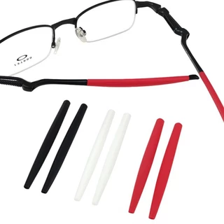Borrachinha de oculos, ponteira de silicone antiderrapante para óculos, borracha protetor de óculos